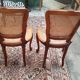 Paire de chaises cannées