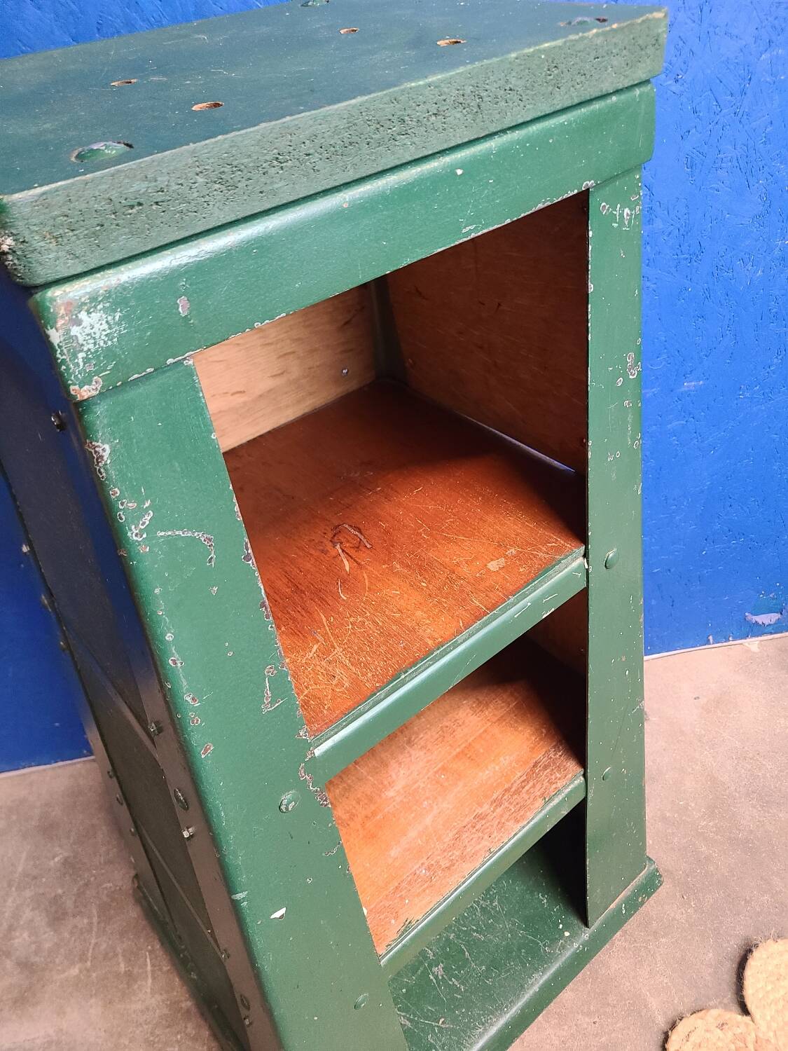 Trade furniture, vintage industrial bookcase circa 1950