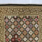 Tapis ningxia chinois fait main antique