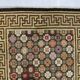 Antique handmade chinese ningxia rug