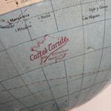 Vintage terrestrial globe 1947 Taride Paris - 29 cm