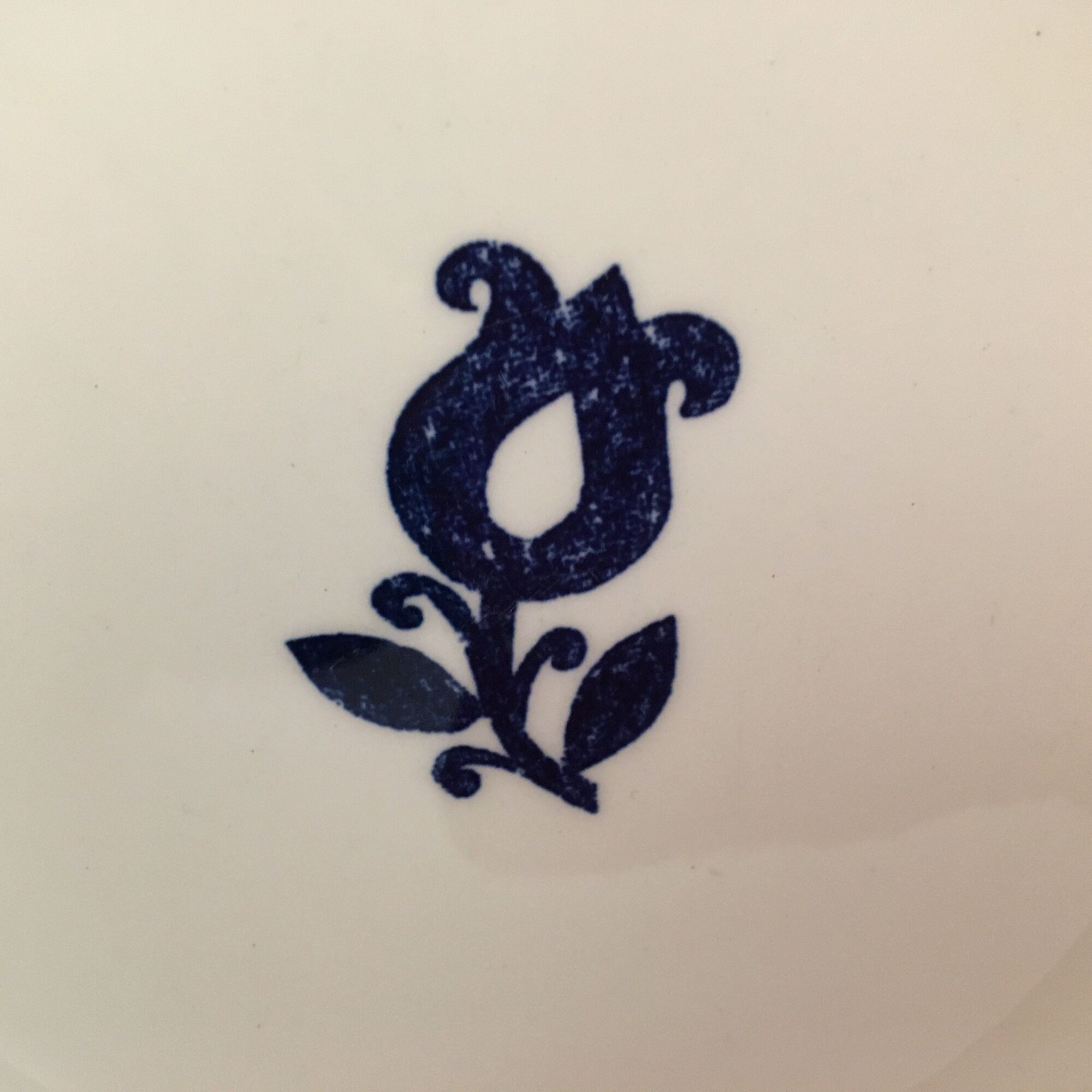 Set of 6 dessert plates stamped "Churchill-England"