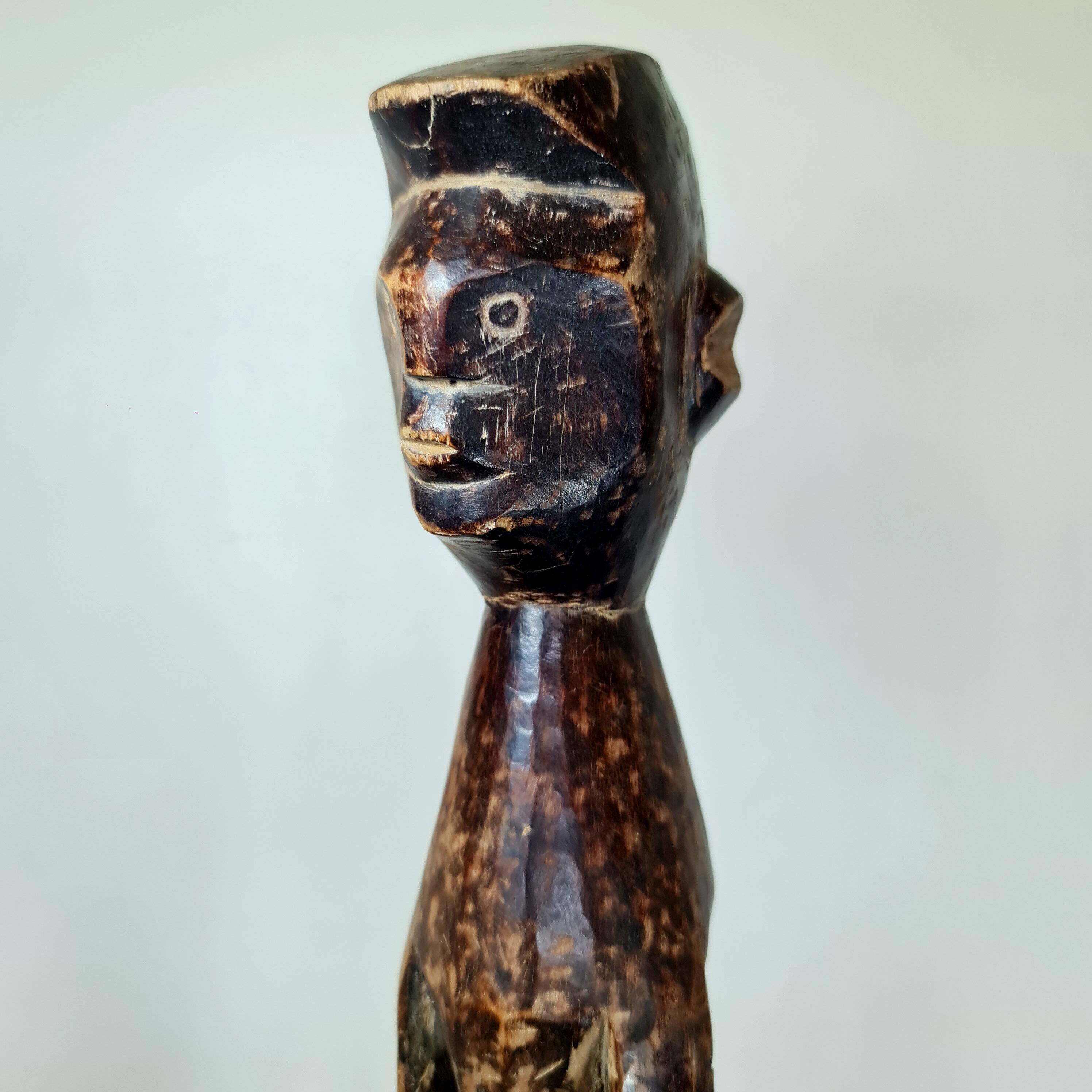 Mumuye statue on base, Height: 53 cm