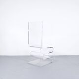 Imposing plexiglass chair from the 70's