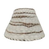 Raw wool lampshade