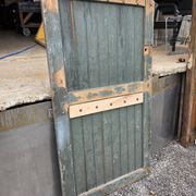 Solid oak door from the 19th century.