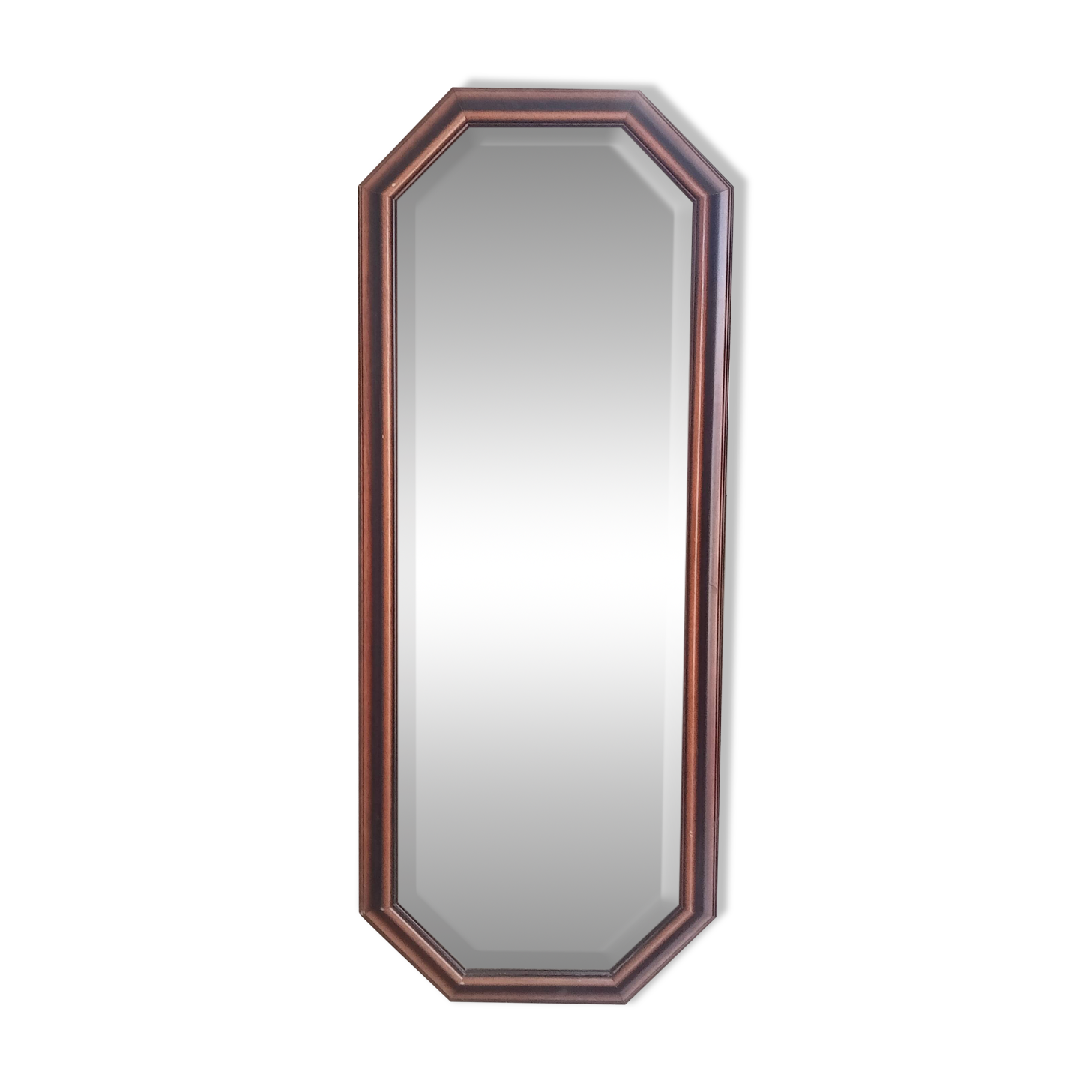 Miroir octogonale vintage biseauté années 70/80