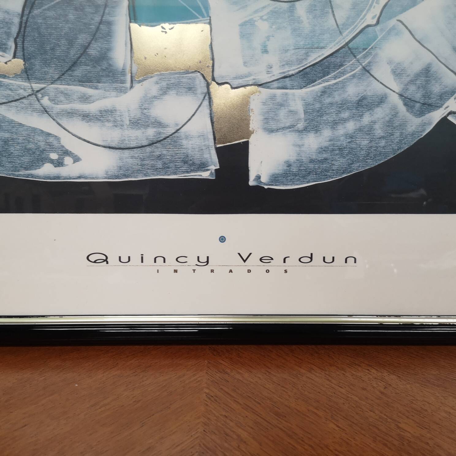 quincy verdun poster intrados signed in pencil verdun