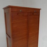 Vintage filing cabinet with roller shutters