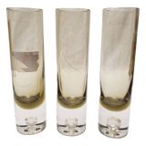 Flutes en verres fumé pierre schneider