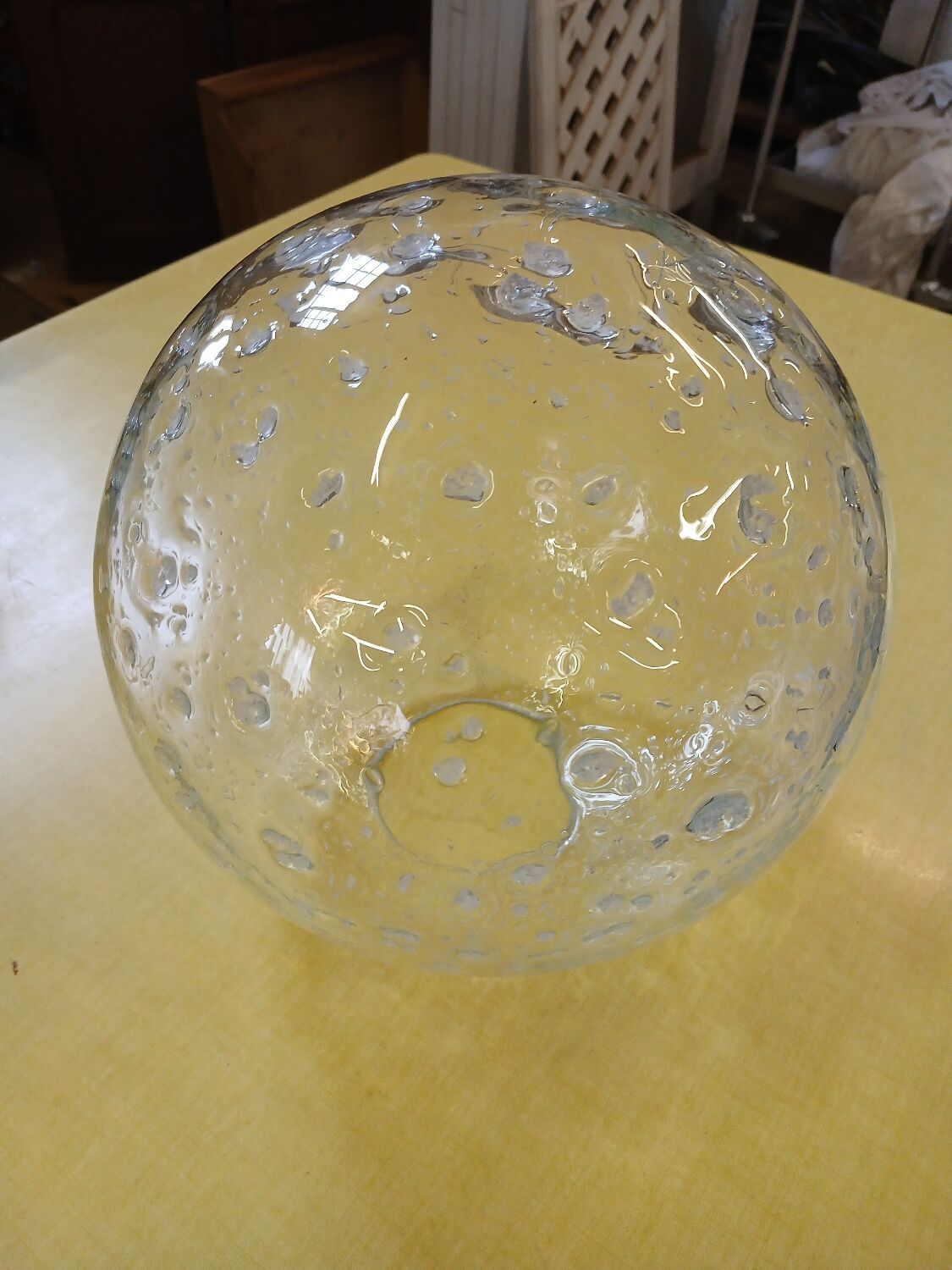 Blown glass globe