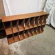 Meuble casier en bois 1960