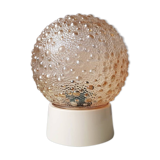 60s glass mid-century ceiling light