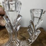 Crystal candle holders