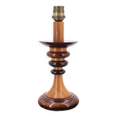 Lampe en bois totem, années 70