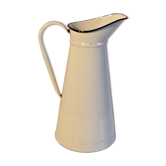 White enamel broc