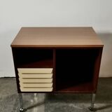 Vintage Italian Cabinet on Wheels, 1970s