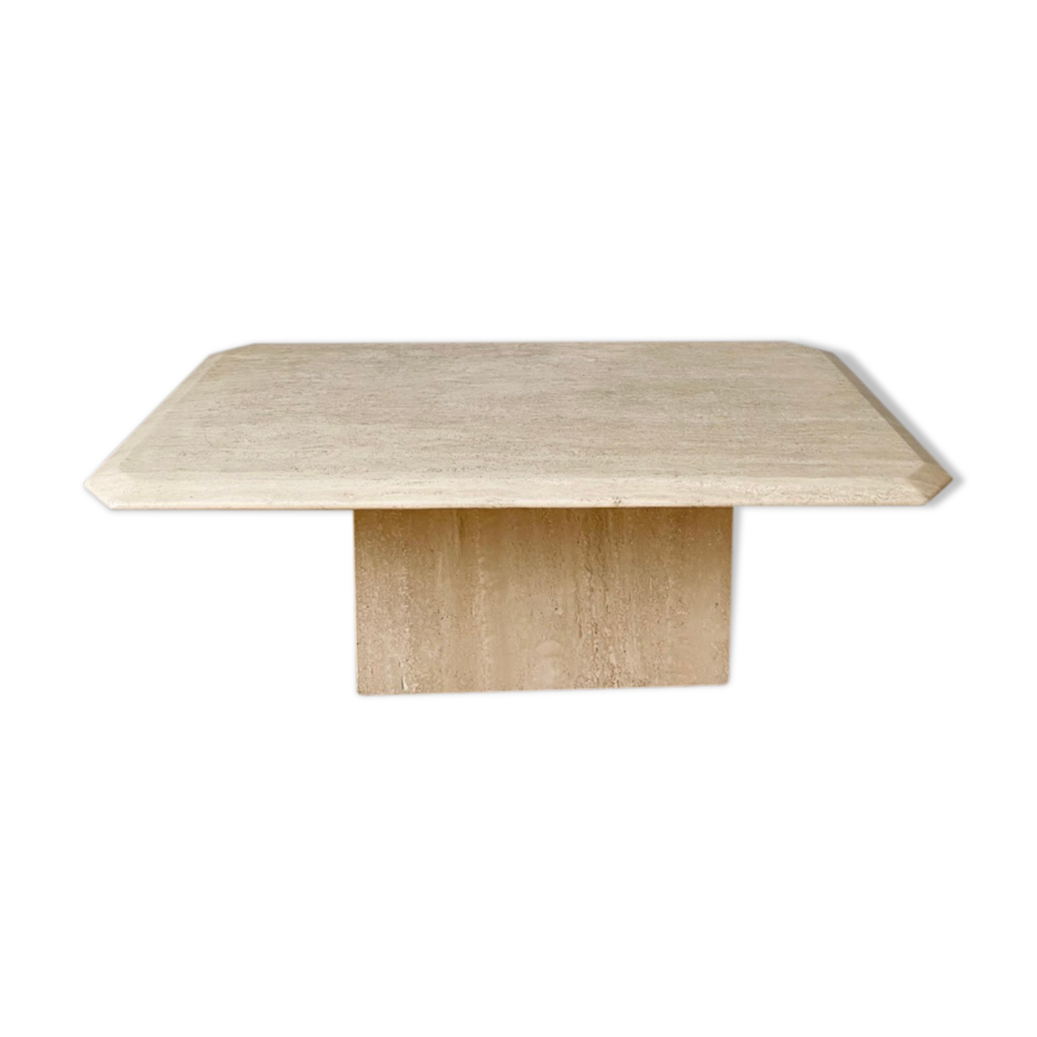Vintage travertine coffee table