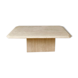Table basse en travertin vintage