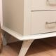 Commode des années 60, pieds compas, Douceur de l'Aube