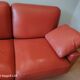Two-seater leather sofa DUVIVIER