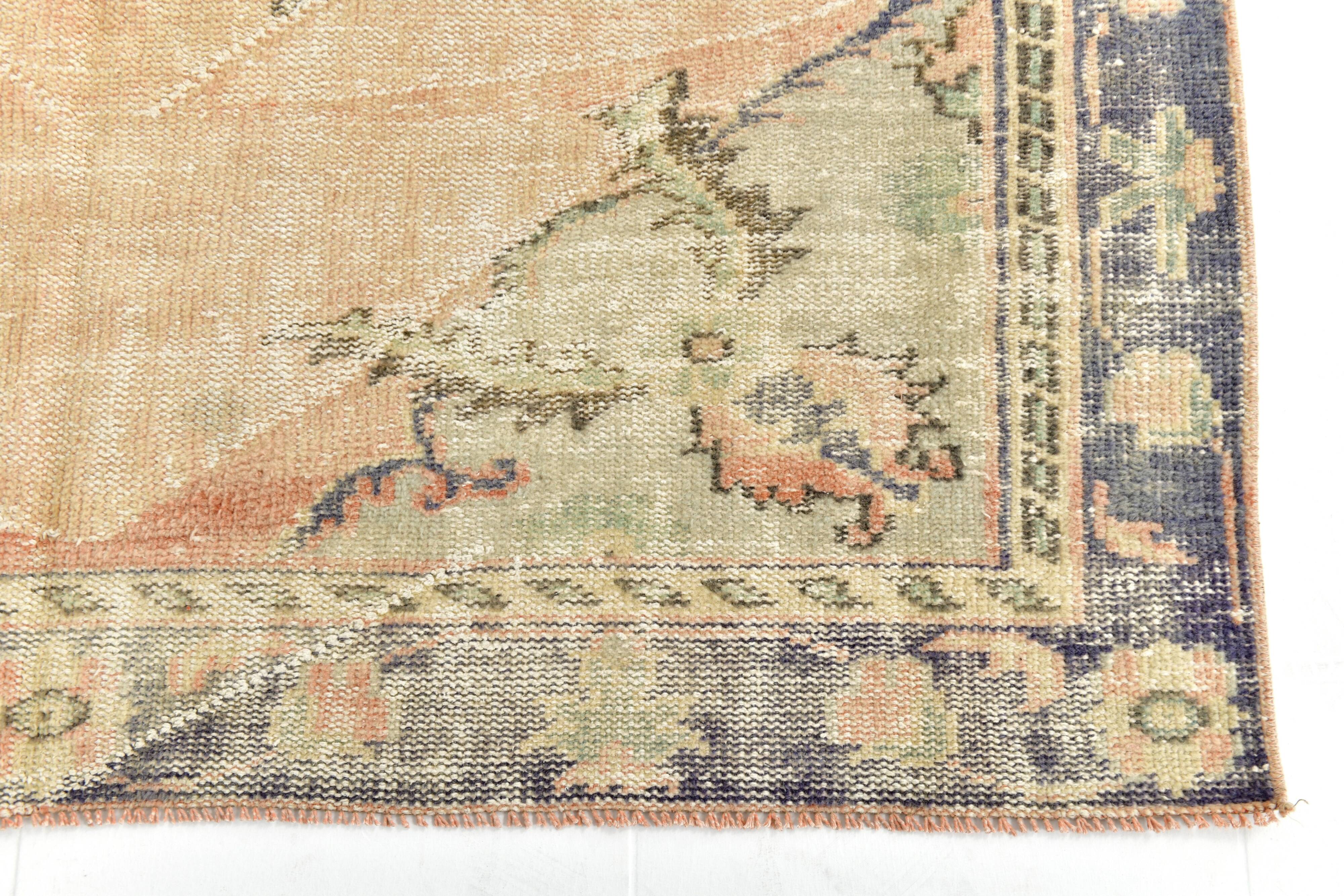 Rugs For Living Room Peach & Cream Vintage Rug,168x250Cm