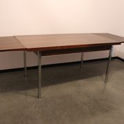 Table à manger extensible en bois de rose par Alfred Hendrickx, Belgique années 1950