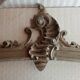 Old wood decoration, pediment, shell