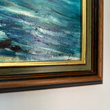 Oil on canvas Brittany Sea