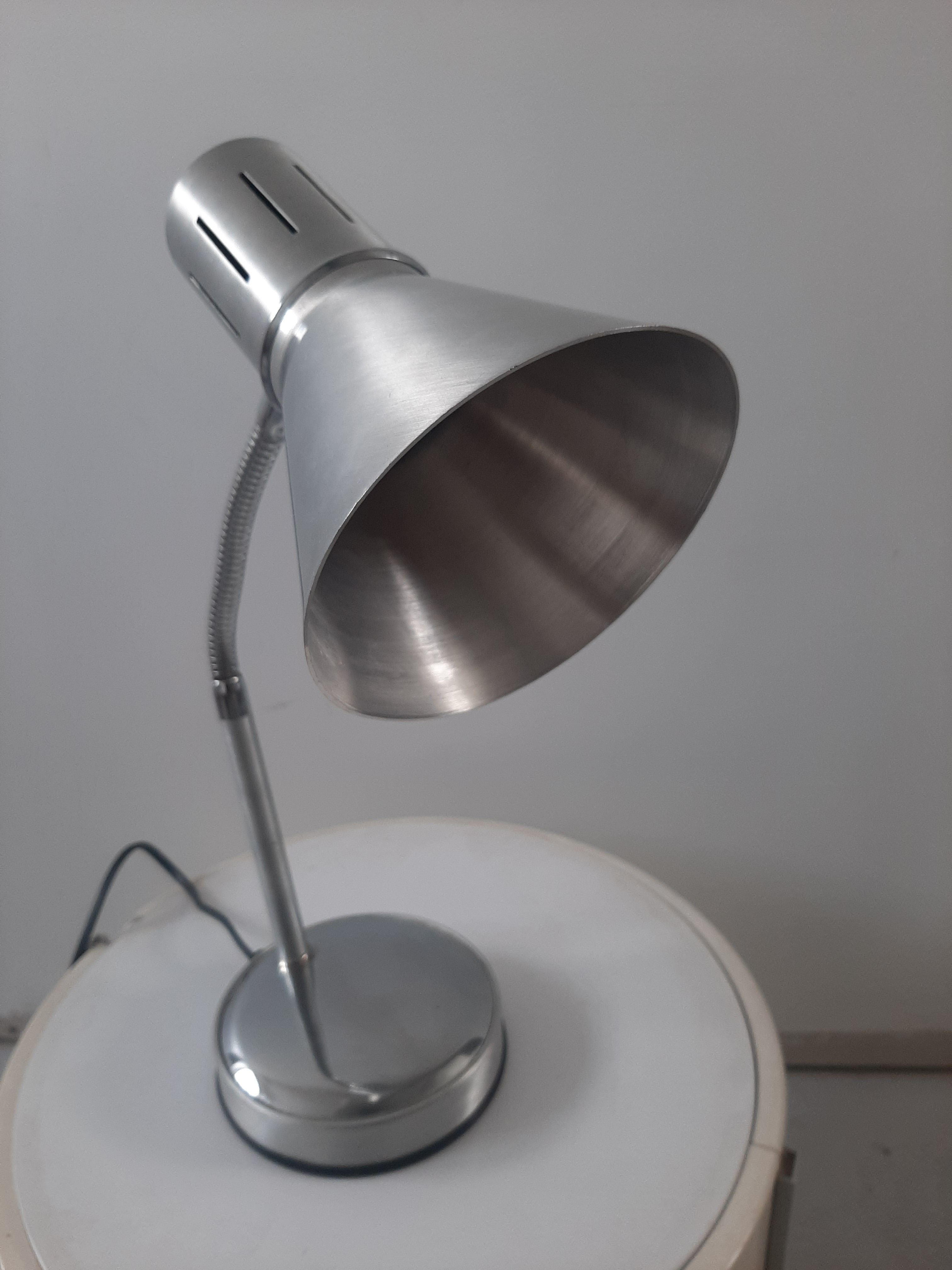 Vintage lamp 70s chrome and aluminum Veneta lumi
