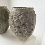 Pair of cement planters, 1900