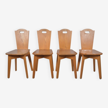 Brutalist bistro chairs