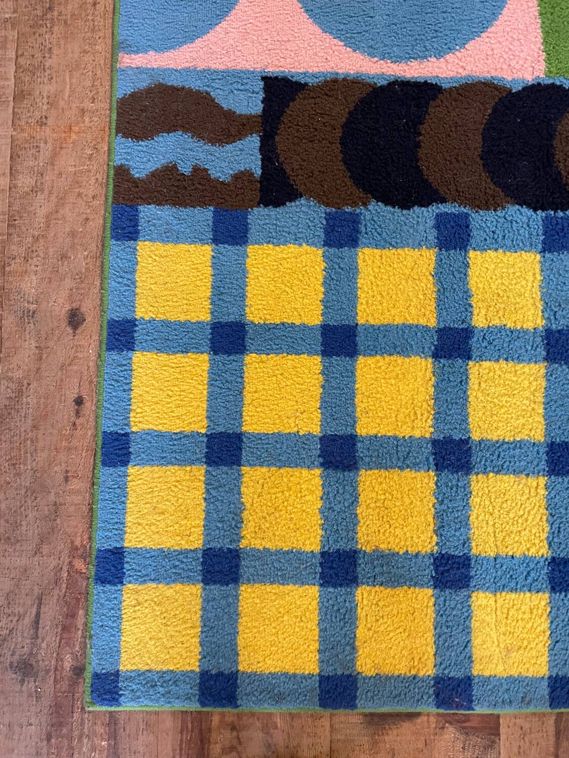 Modernist wool rug