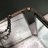 Antique barber mirror