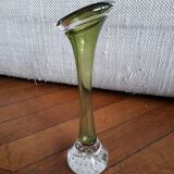 Swedish soliflore vase in blown glass