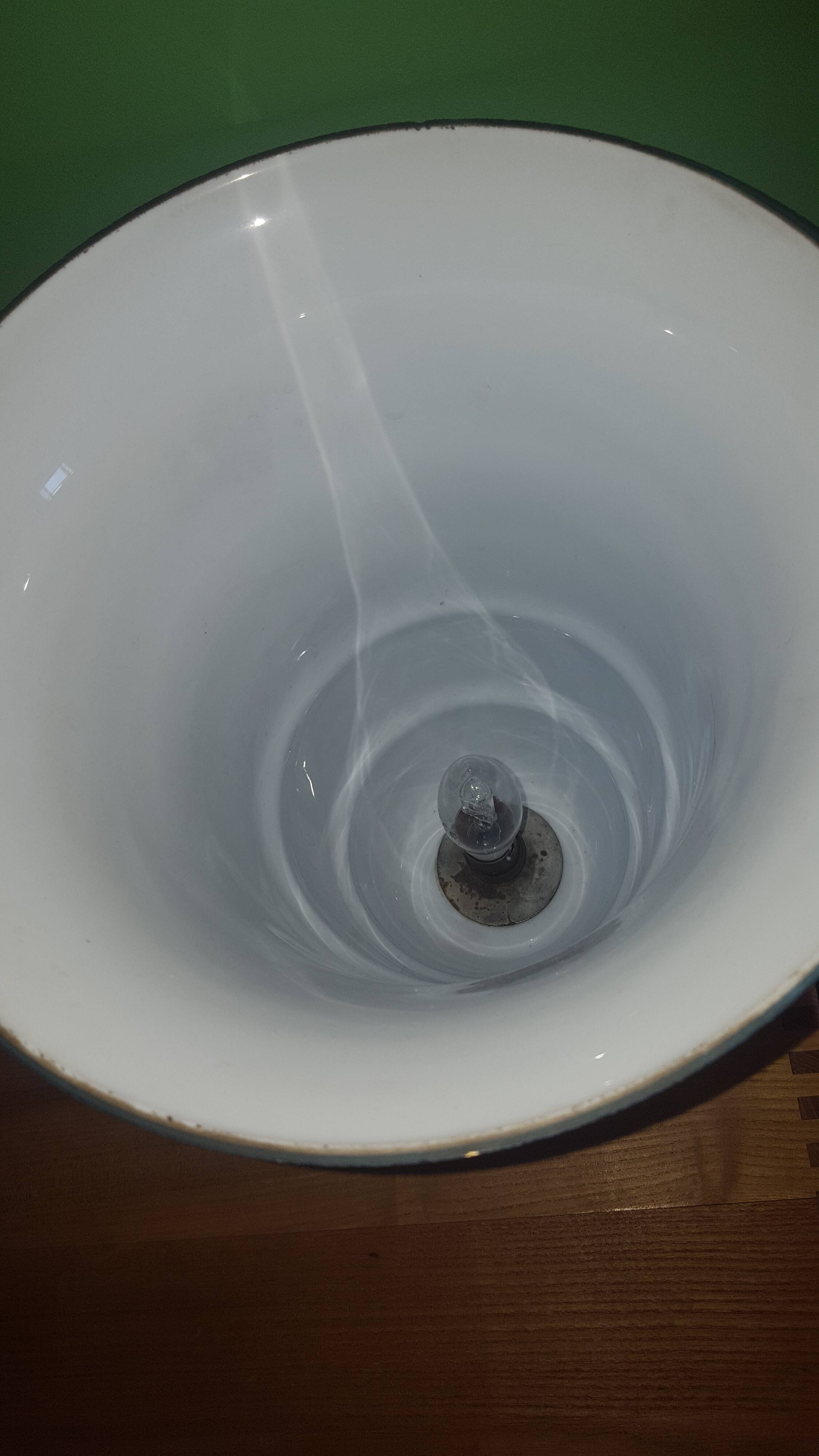 Art deco lamp in opaline