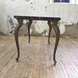 Bronze marble coffee table