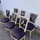 Set of 6 Louis XVI dining chairs