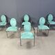 Chaises de salle à manger vintage Belgo Chrom, lot de 6 - années 1980