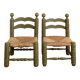 Pair of Charles Dudouyt style chairs
