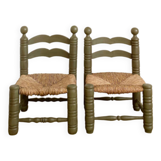 Paire de chaises style Charles Dudouyt