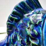 Rimini Blue Ceramic Fish Money Box by Bitossi, Italy