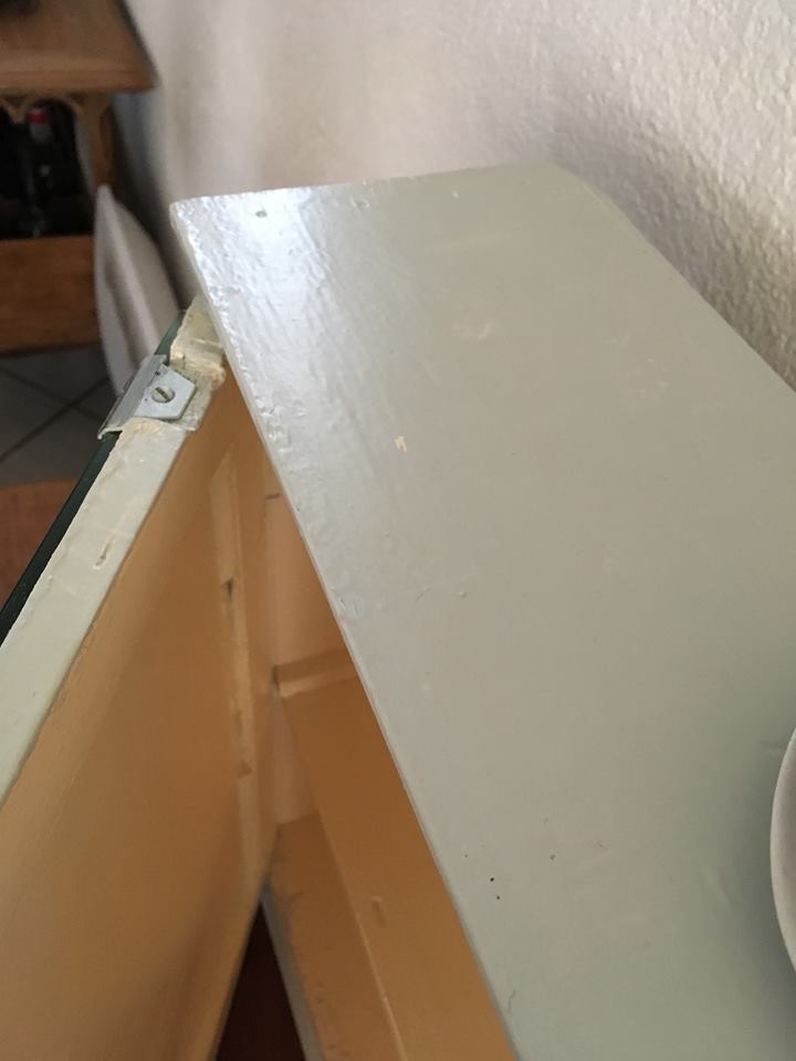 Sixties wooden toilet cabinet