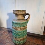 Large floor vase in ceramic Bay Keramik West Germany design 20th century