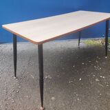 Coffee table tray formica legs compass modernist steel