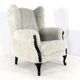 Armchair grey Doodle Retro Fully Restored - new upholstery
