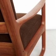 Ole Wanscher Mid-Century Rocking Chair "Senator" for France & Søn