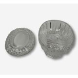 Glass box patterned in relief