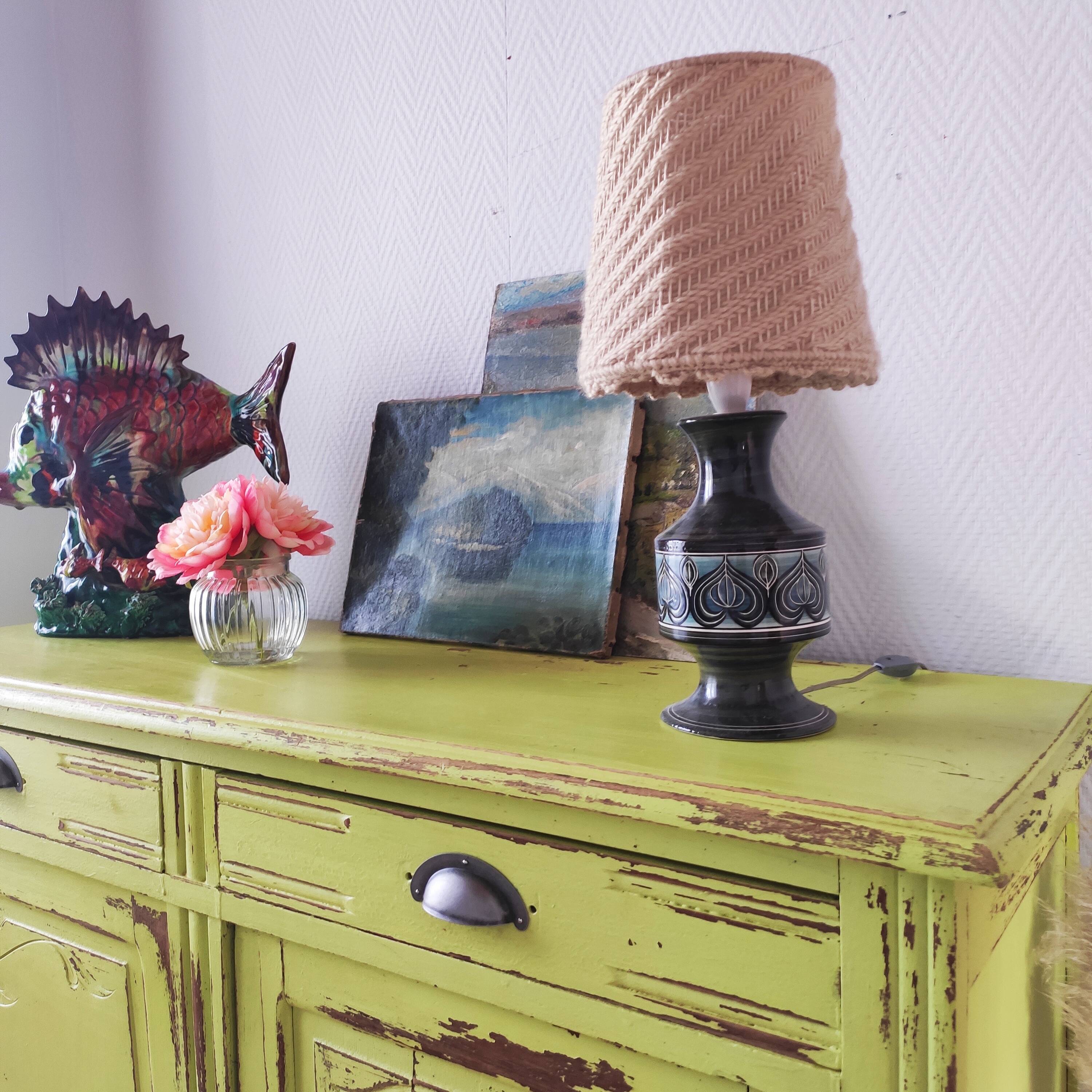 Old Parisian buffet with patina