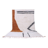 Handmade, colorful Beni Ouraine rug, traditional style, size 150 x 250 cm